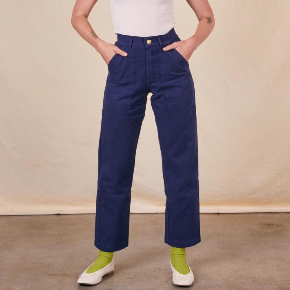 big bud press petite work pants navy
